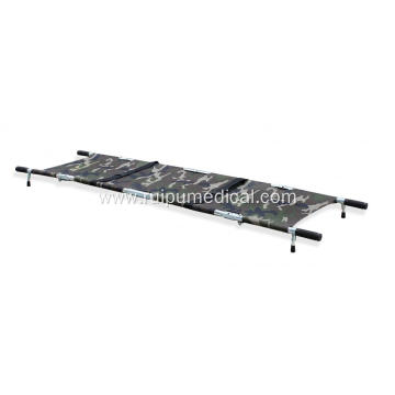 Hospital Military Aluminum Medical Quarter Folding Stretcher